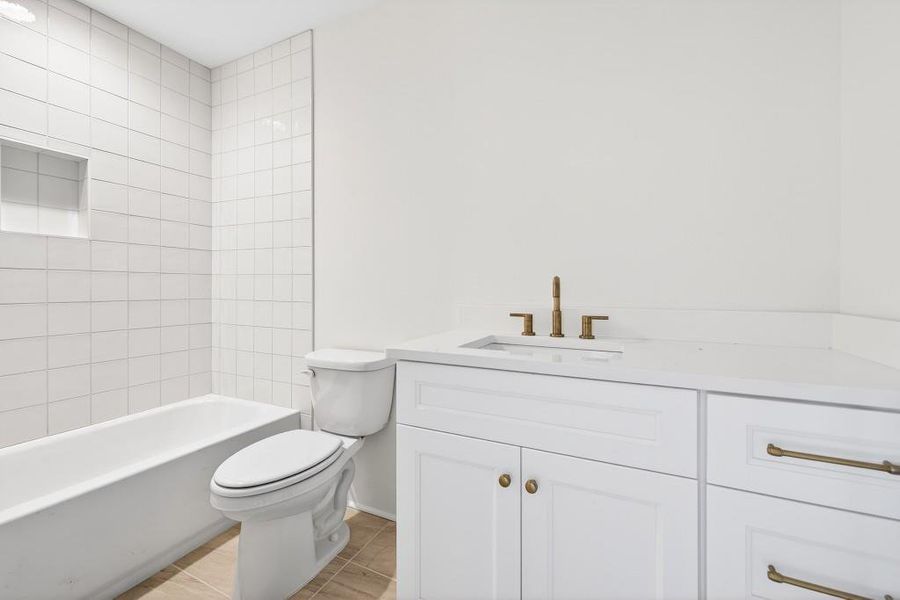 Furnished interior view inside a new home in Skyview On Broad, Sugar Hill (Image 13). Furnished interior view inside a new home in Skyview On Broad, Sugar Hill (Image 13).