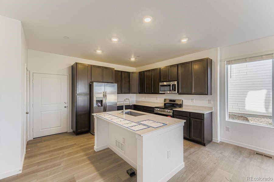 Furnished interior view inside a new home in , Centennial (Image 5).