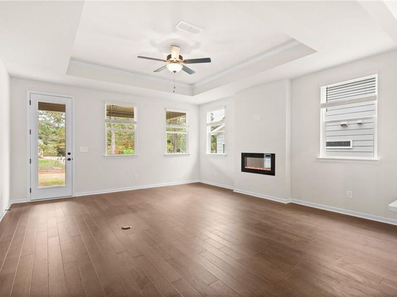 Spacious, unfurnished interior of a new home in Kelly Preserve, Loganville (Image 24).