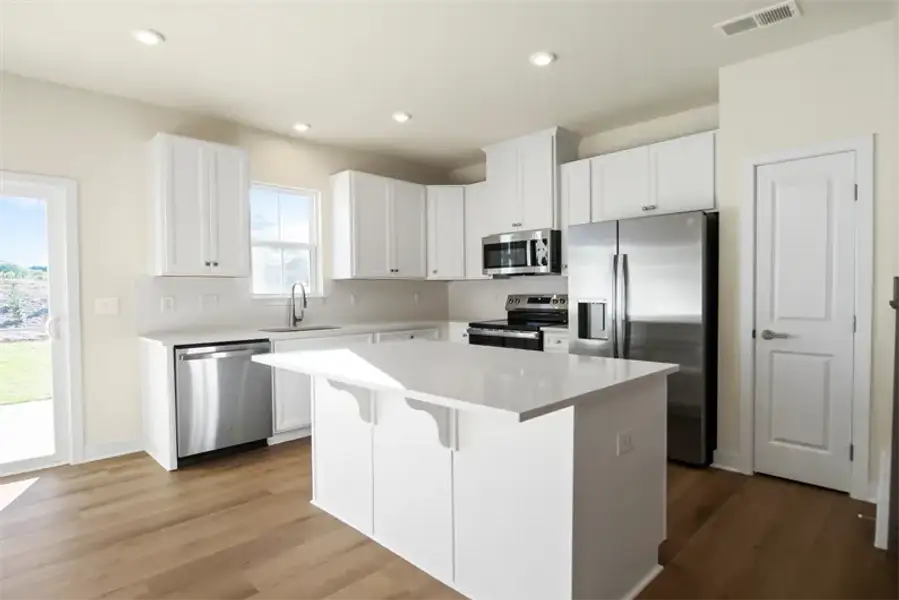Furnished interior view inside a new home in Townes At Abner Creek, Greer (Image 3).