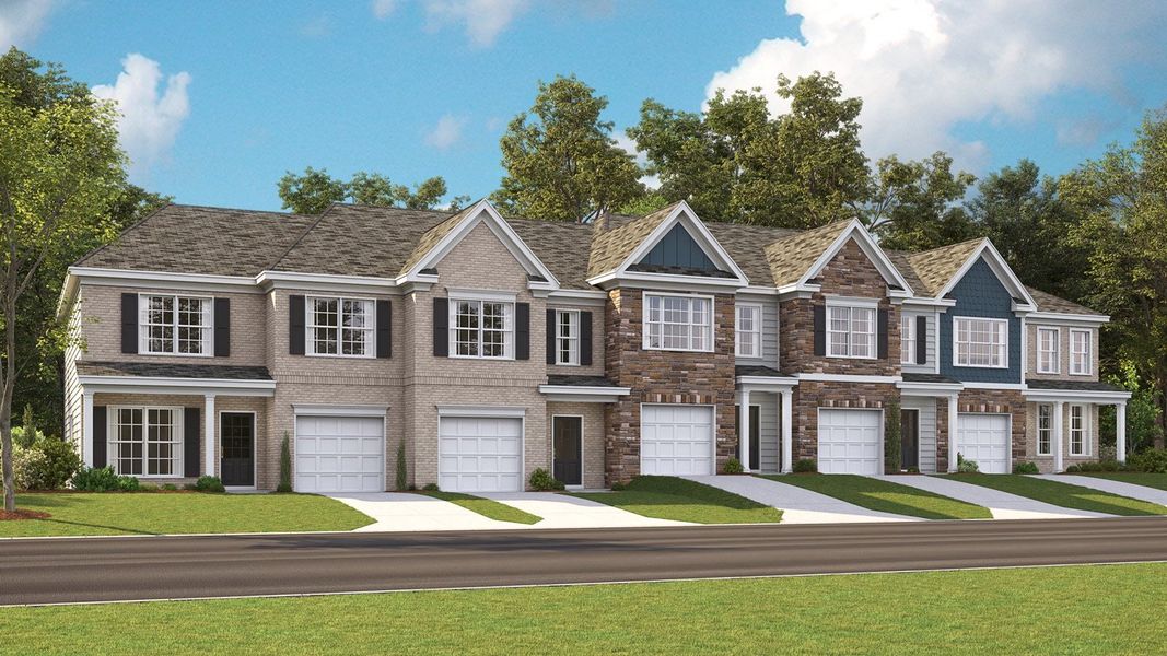 Representative exterior photo of a completed home built from the MEDFORD by D.R. Horton in Campbell Place, Lebanon, TN (Image 21).