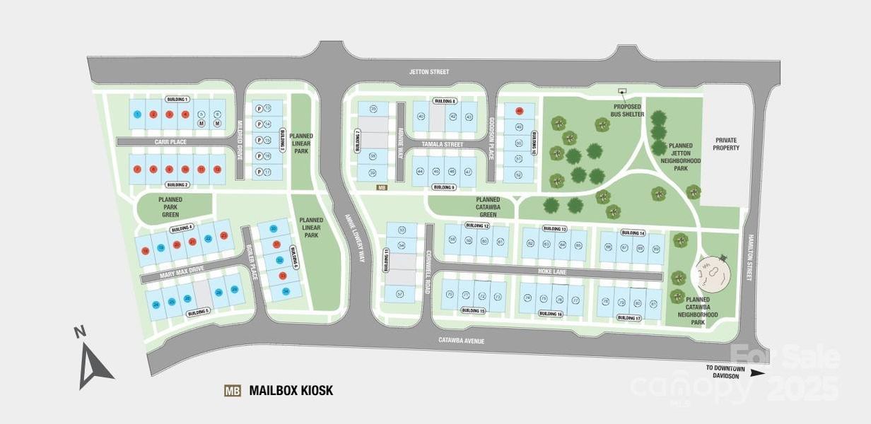 Parkside Commons Sitemap
