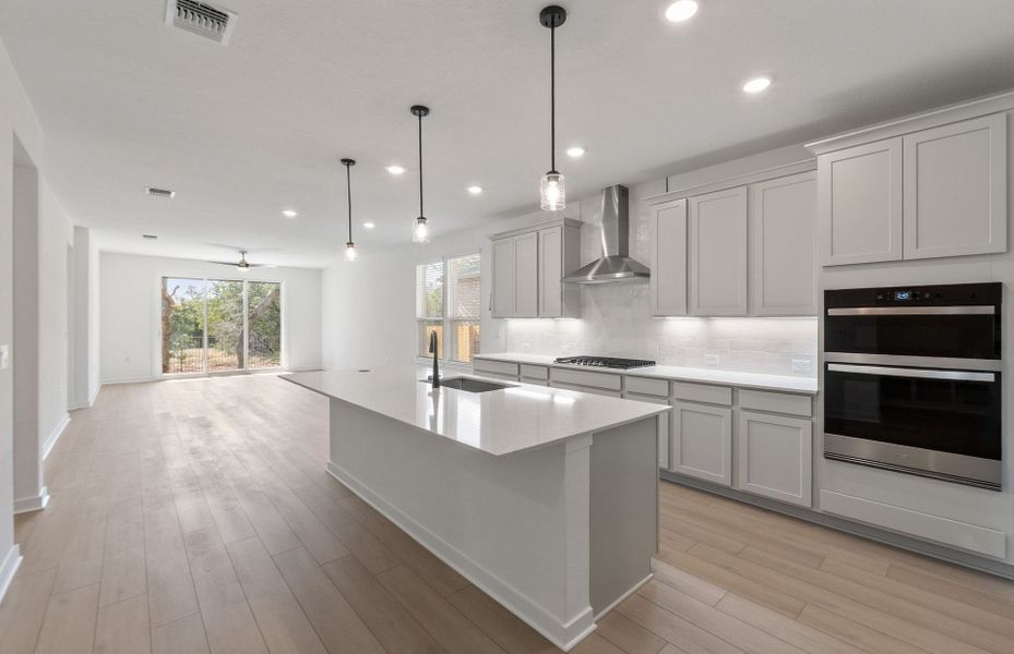 Furnished interior view inside a new home in Woodside, Georgetown (Image 5).