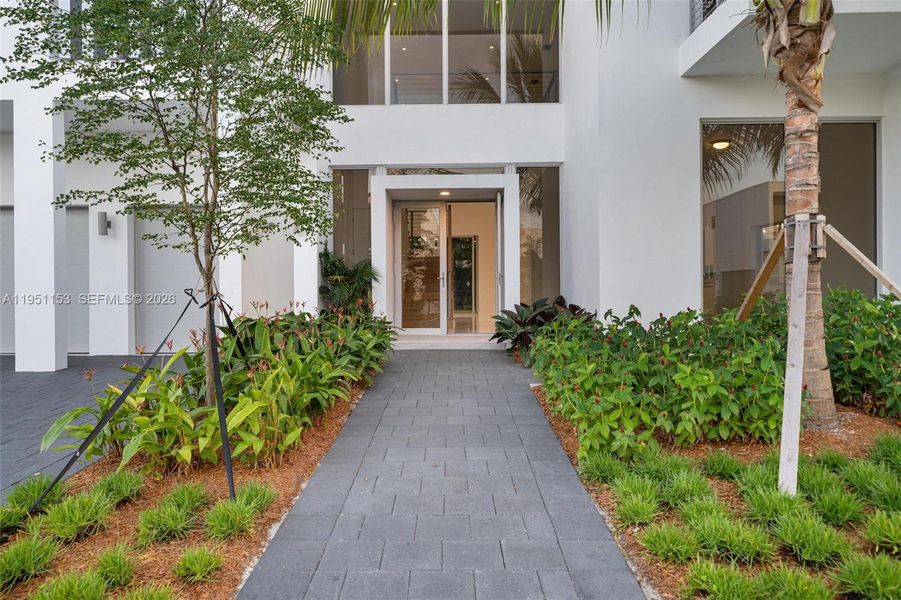Exterior details and patio area of a home in , Weston (Image 33).