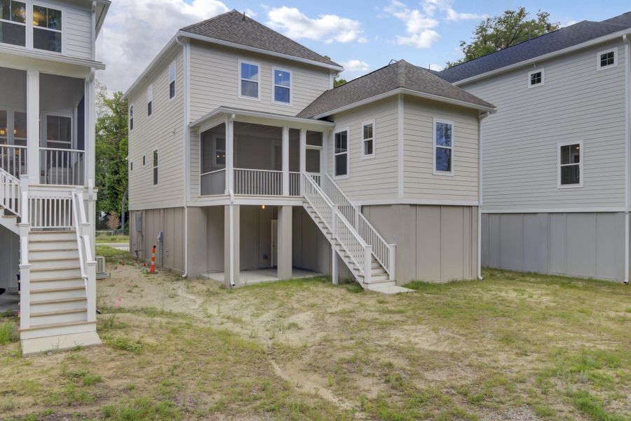 Exterior details and patio area of a home in , Johns Island (Image 31).