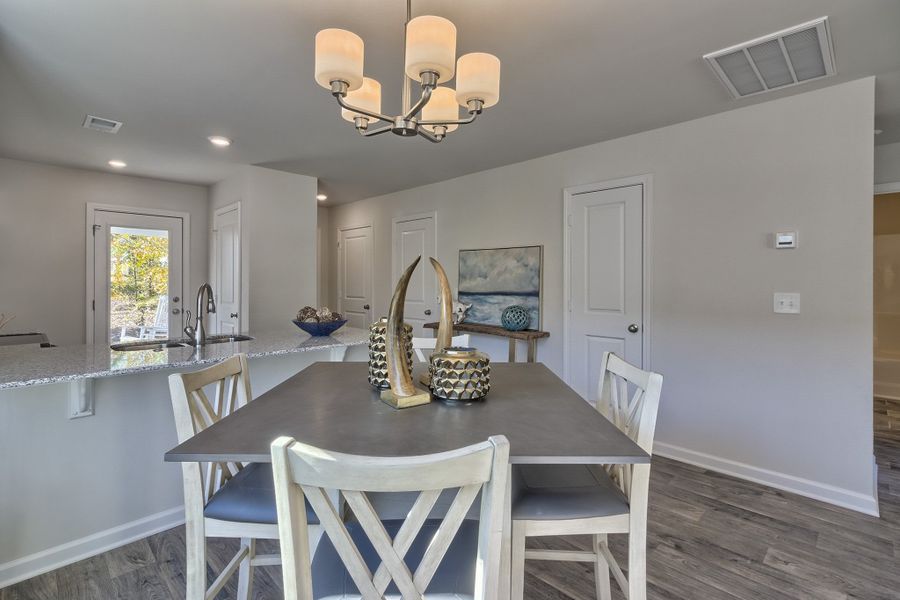 Representative furnished interior of a home built from the Dogwood A by McGuinn Homes in Reserves at Mill Creek, Columbia (Image 9).