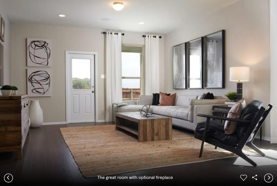 Interior photos- Photo of Pulte model home with same floor plan, not of actual home listed.