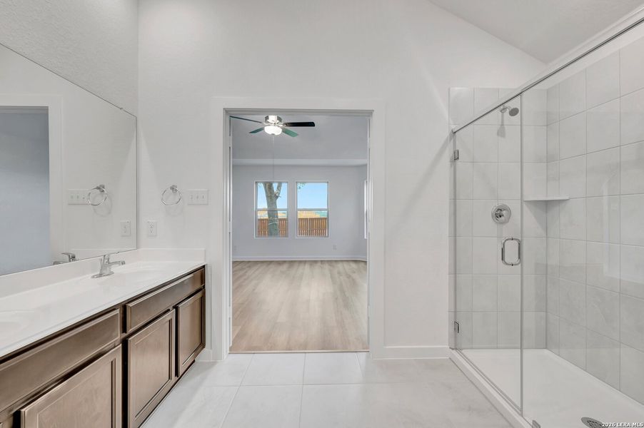 Furnished interior view inside a new home in Legacy Hills, San Antonio (Image 7).