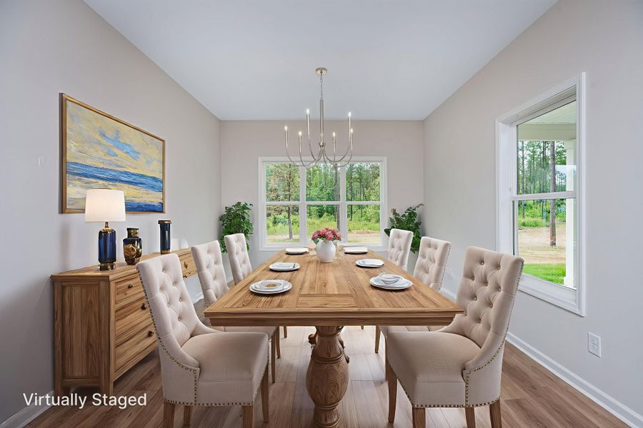 Furnished interior view inside a new home in Stewart Estates, Meansville (Image 4).