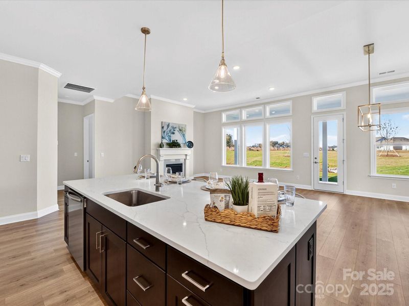 Furnished interior view inside a new home in Encore at Streamside - Tradition Series, Waxhaw (Image 9).