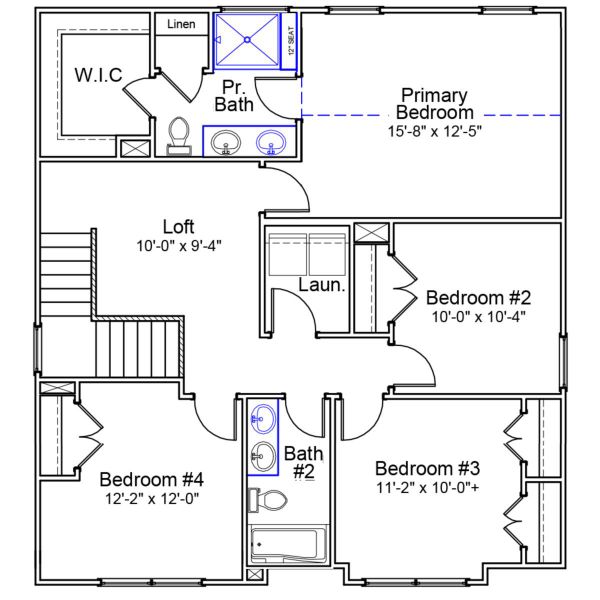 2D floor plan layout of this home in Piper Creek, Newton, NC (Image 6). 2D floor plan layout of this home in Piper Creek, Newton, NC (Image 6).