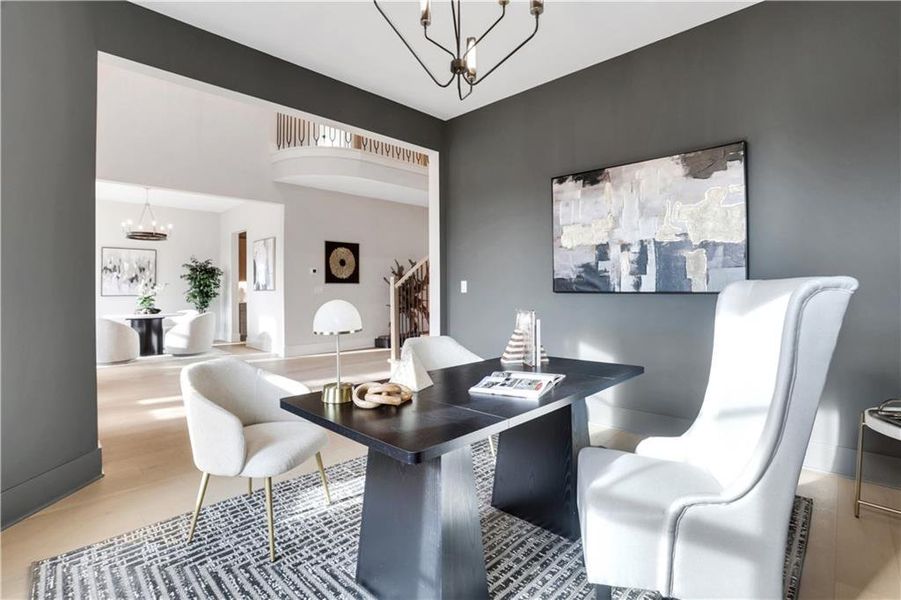 Furnished interior view inside a new home in , Milton (Image 69).