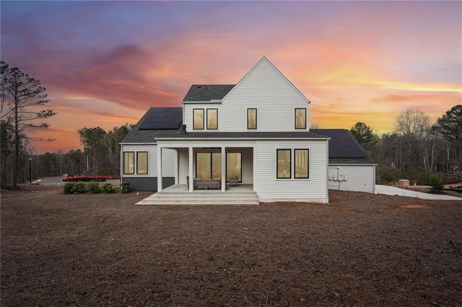 Exterior details and patio area of a home in , Roswell (Image 4).