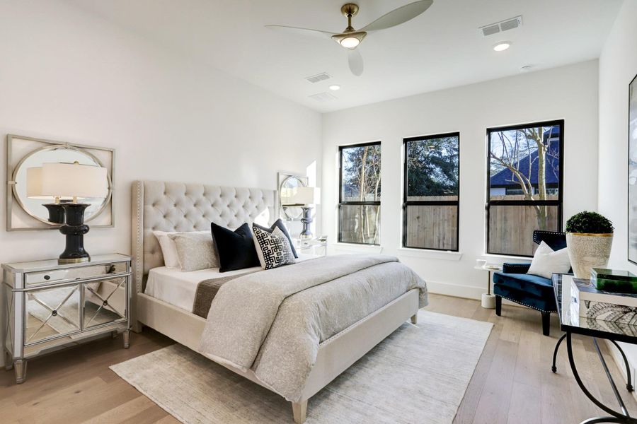 Example of builder's prior work. Similar floor plan