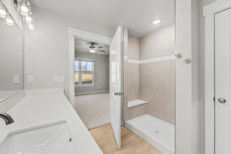 Furnished interior view inside a new home in Highlands at Fox Hill, Longmont (Image 6).