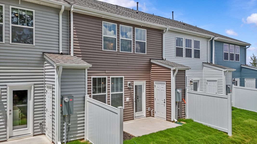 Front exterior of a new home in Saluda Crossing, Piedmont, SC, highlighting curb appeal (Image 19).