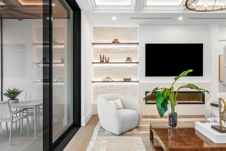 Furnished interior view inside a new home in , Boca Raton (Image 7).