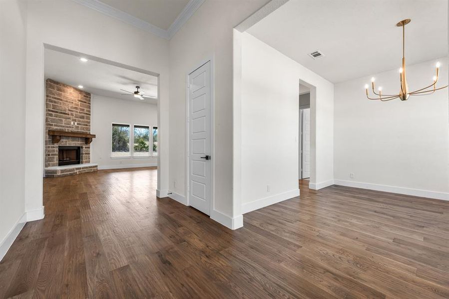 Spacious, unfurnished interior of a new home in King Crossing Estates, Van Alstyne (Image 25).