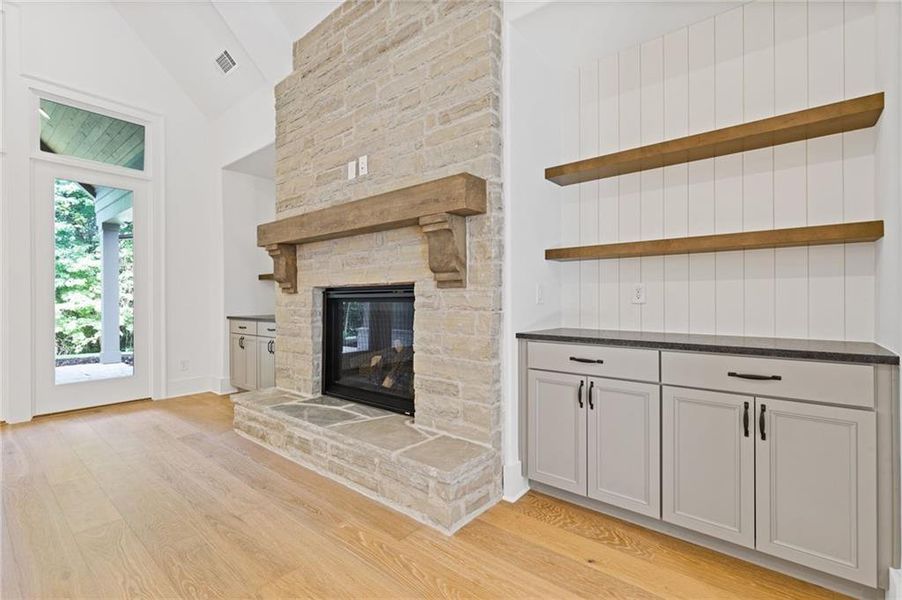 Furnished interior view inside a new home in , Flowery Branch (Image 8).