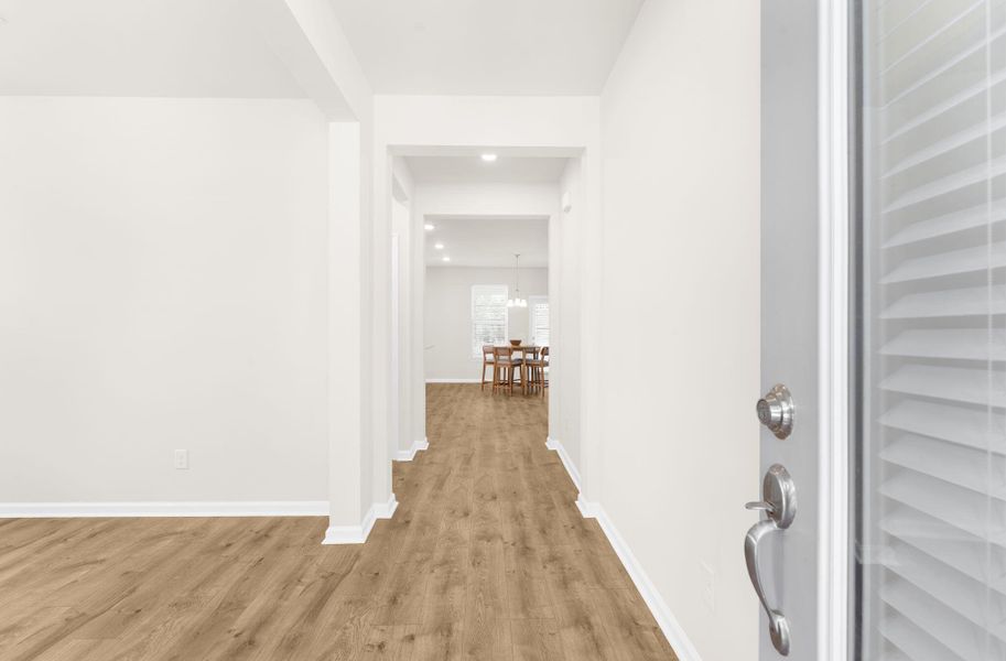 Spacious, unfurnished interior of a new home in The Groves of Berkeley, Moncks Corner (Image 21).