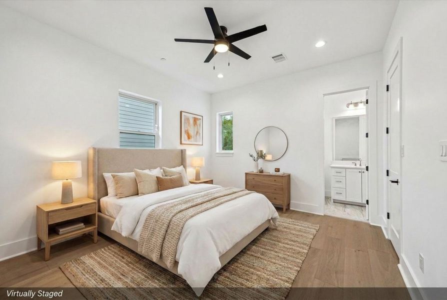 Furnished interior view inside a new home in , Bellaire (Image 5). Furnished interior view inside a new home in , Bellaire (Image 5).