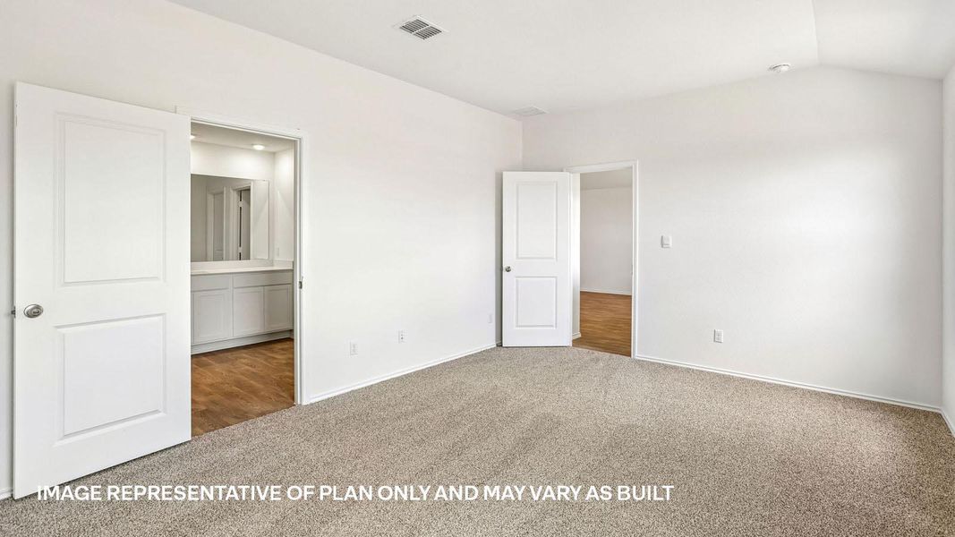 Spacious, unfurnished interior of a new home in Valverde, Bastrop (Image 34). Spacious, unfurnished interior of a new home in Valverde, Bastrop (Image 34).