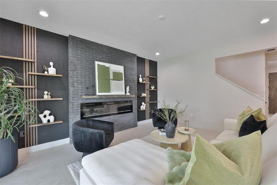 Furnished interior view inside a new home in , Tampa (Image 8).