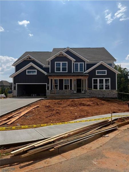 In-progress construction of a new home in Twin Lakes, Hoschton, GA (Image 9).