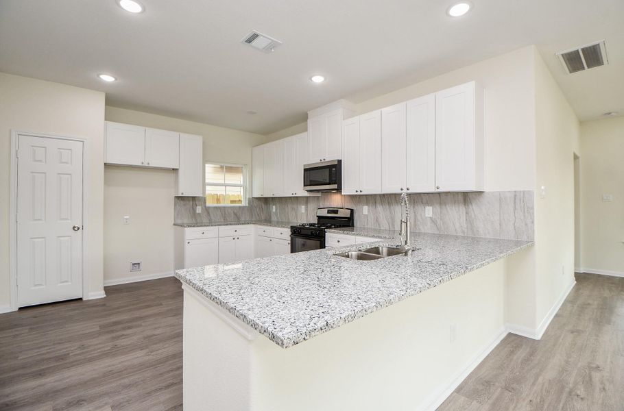 Furnished interior view inside a new home in , Houston (Image 8). Furnished interior view inside a new home in , Houston (Image 8).