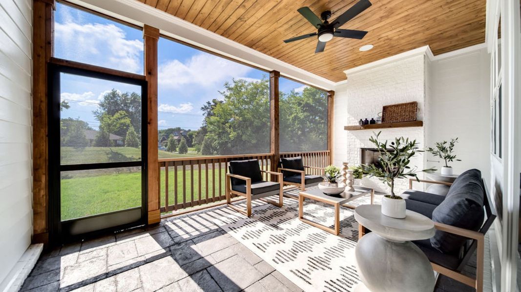 Spacious Screened-In Porch Spacious Screened-In Porch
