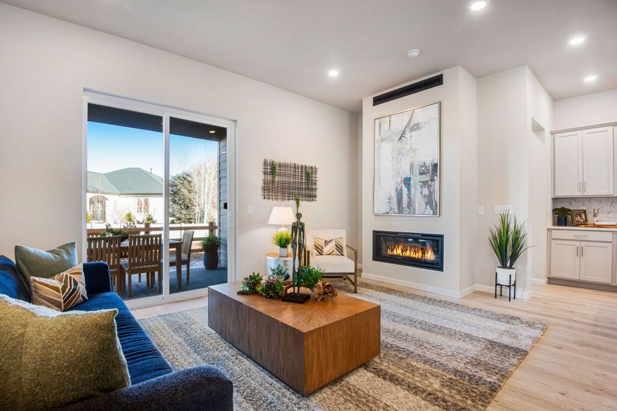 Representative furnished interior of a home built from the 3405 by Tri Pointe Homes in Westside Crossing, Berthoud (Image 37).