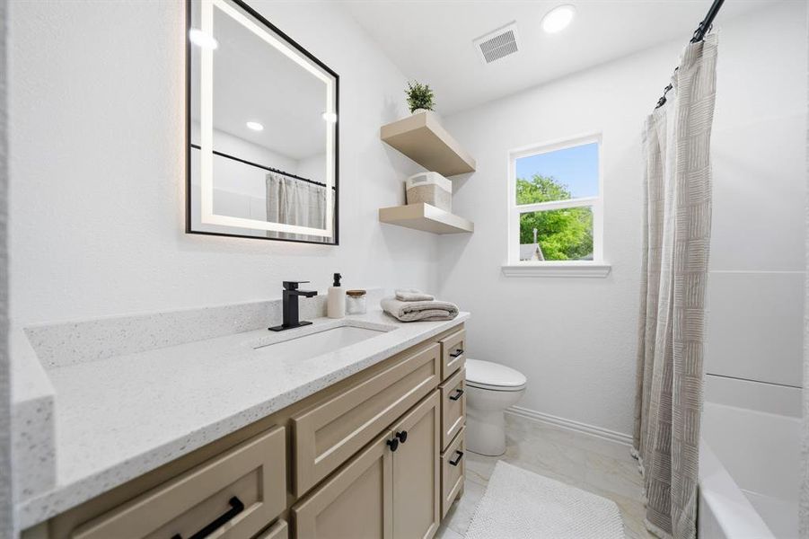 Furnished interior view inside a new home in , Hillsboro (Image 5).
