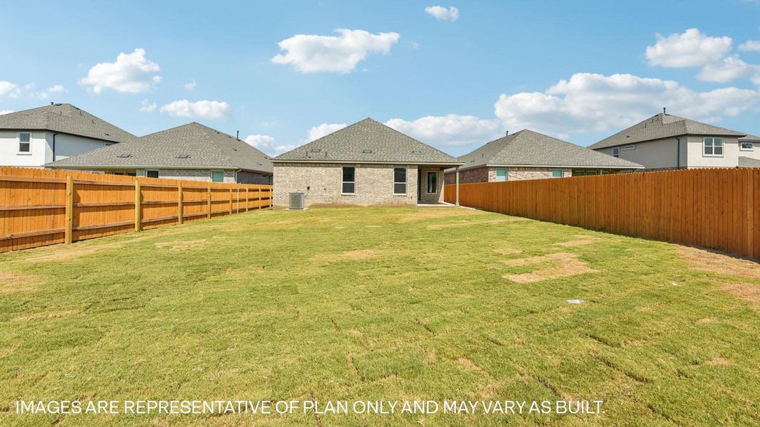 Exterior details and patio area of a home in Rosenbusch Ranch, Leander (Image 25).