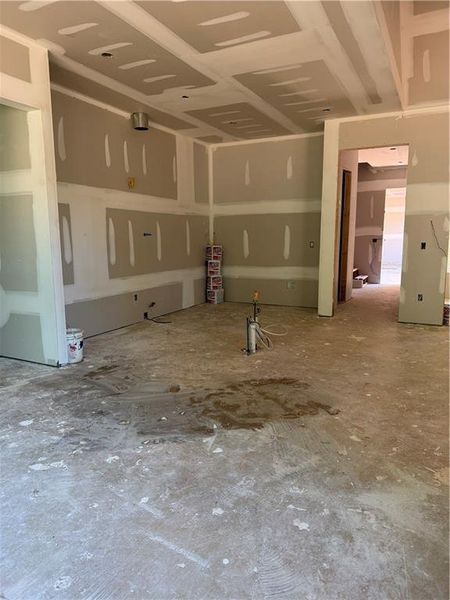 In-progress construction of a new home in , Holly Springs, GA (Image 7).