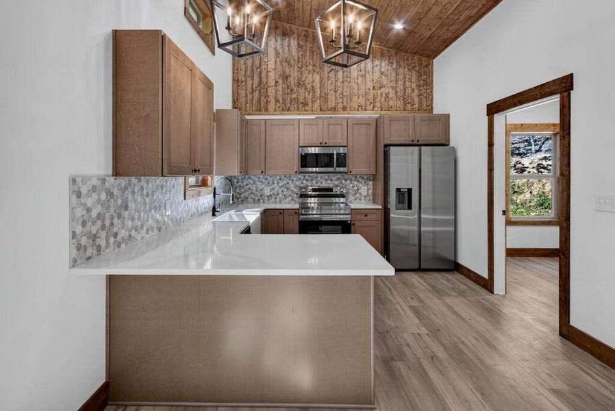 Furnished interior view inside a new home in , Morganton (Image 5).