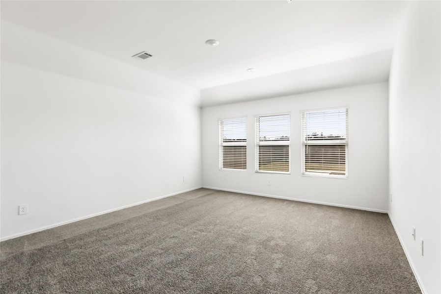 Primary suite in rear of home for privacy. Triple windows with a back yard pool view! Brand new carpet throughout all bedrooms. Primary suite in rear of home for privacy. Triple windows with a back yard pool view! Brand new carpet throughout all bedrooms.