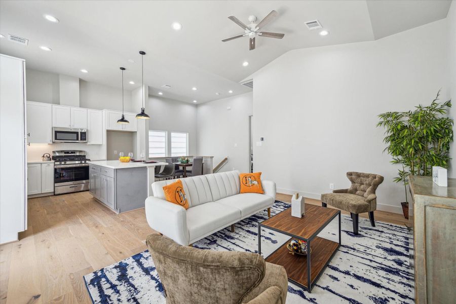 Furnished interior view inside a new home in , Houston (Image 25). Furnished interior view inside a new home in , Houston (Image 25).