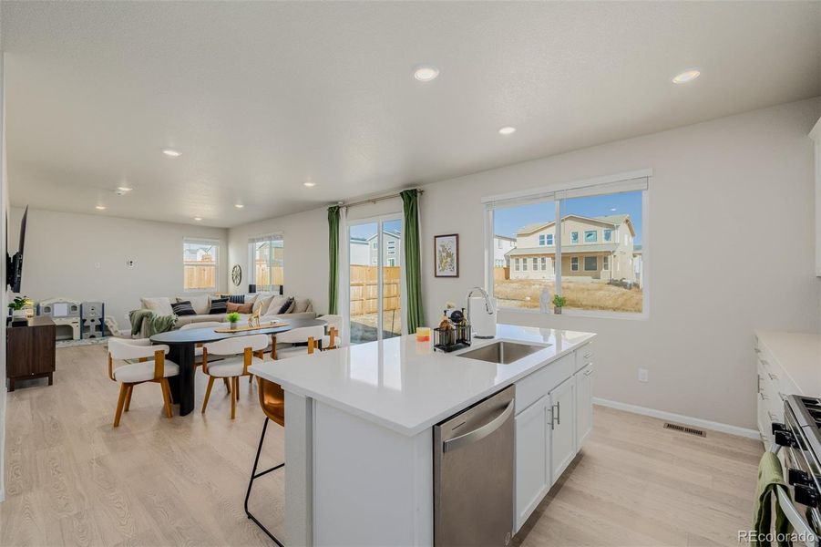 Furnished interior view inside a new home in , Peyton (Image 9).