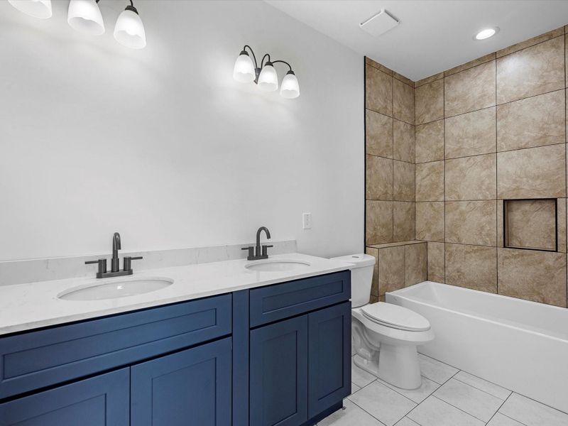 Furnished interior view inside a new home in , Sealy (Image 10).