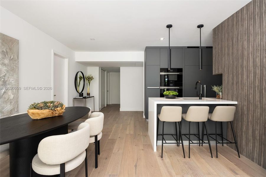 Furnished interior view inside a new home in , Key Biscayne (Image 8).