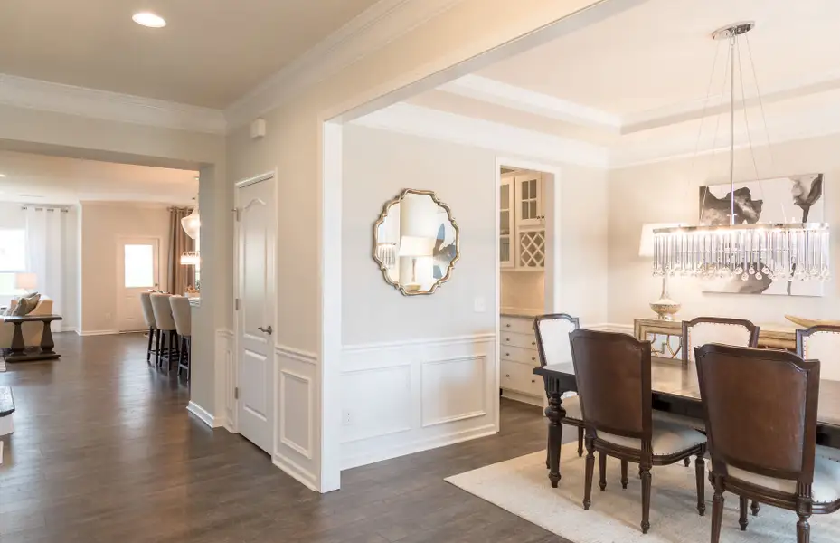 Representative furnished interior of a home built from the Vanderbilt by Pulte Homes in Everbrook, Angier (Image 3).