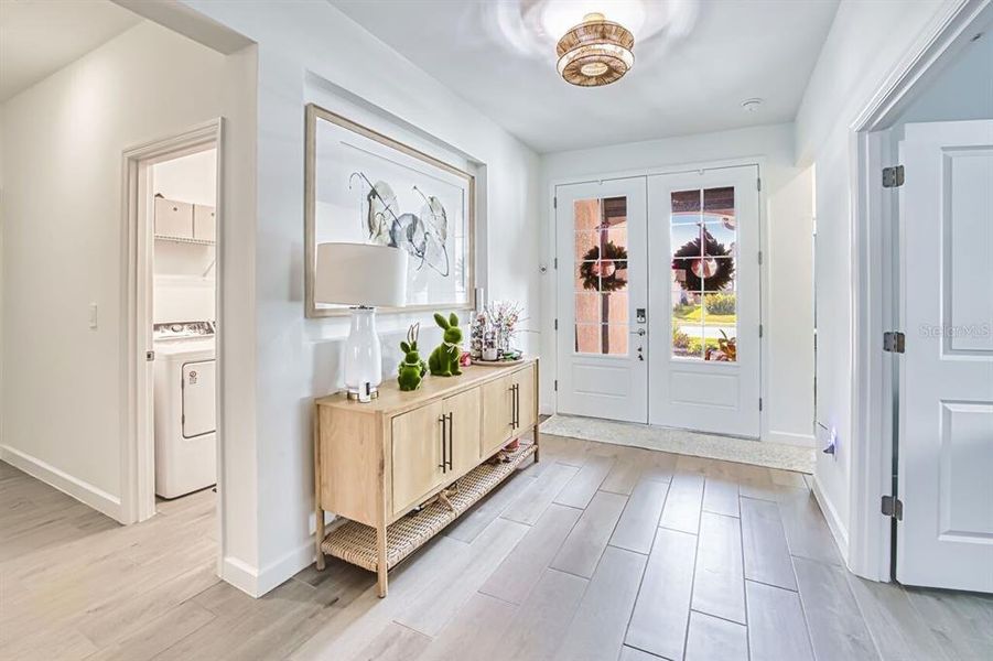 Furnished interior view inside a new home in , Fort Myers (Image 8).