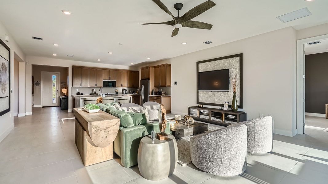 Representative furnished interior of a home built from the Destin by D.R. Horton in Estrella Square, Homestead (Image 6). Representative furnished interior of a home built from the Destin by D.R. Horton in Estrella Square, Homestead (Image 6).