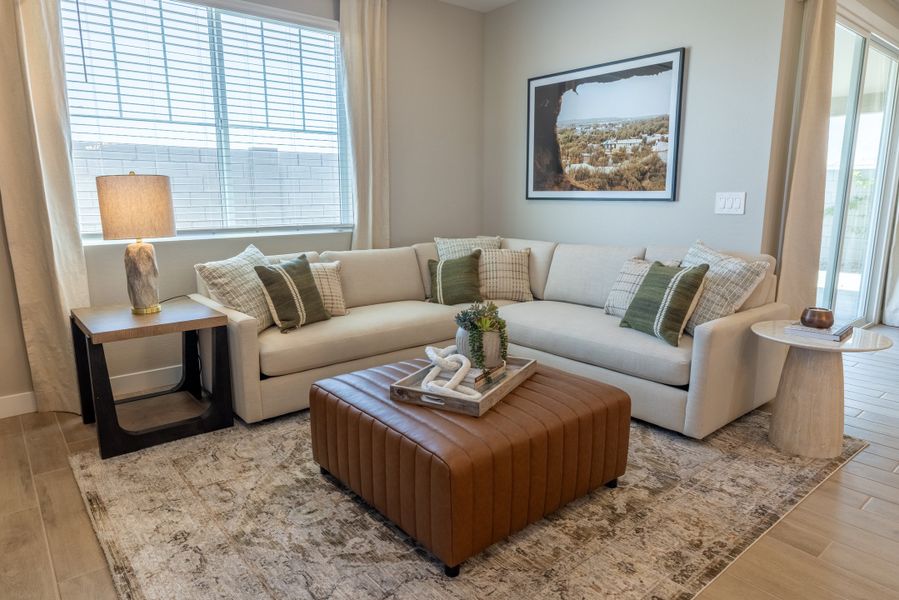 Furnished interior view inside a new home in Blossom Rock Reserve Series, Apache Junction (Image 9).