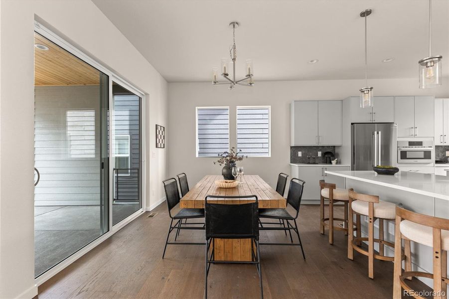 Furnished interior view inside a new home in Lyric at Ridgegate, Lone Tree (Image 38).