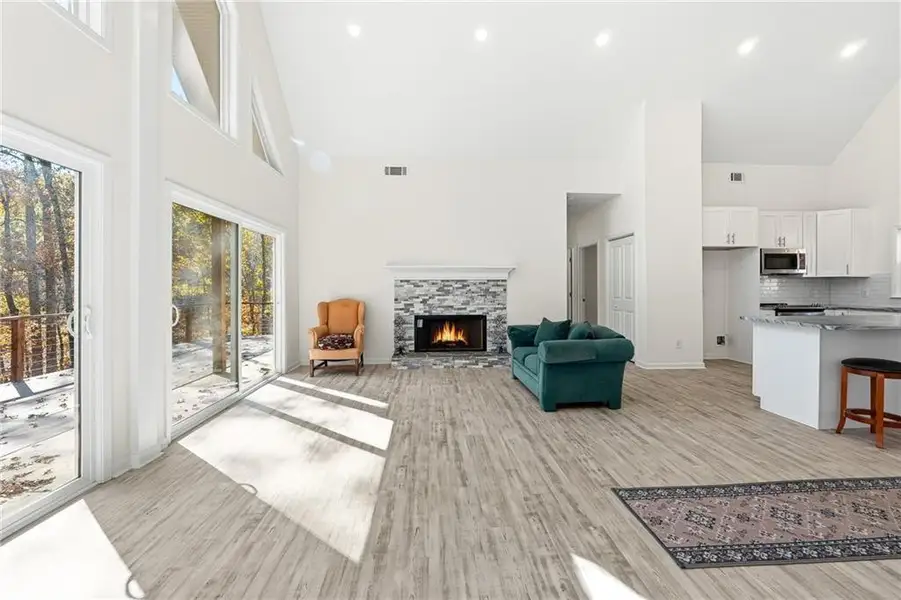 Furnished interior view inside a new home in , Cumming (Image 6). Furnished interior view inside a new home in , Cumming (Image 6).