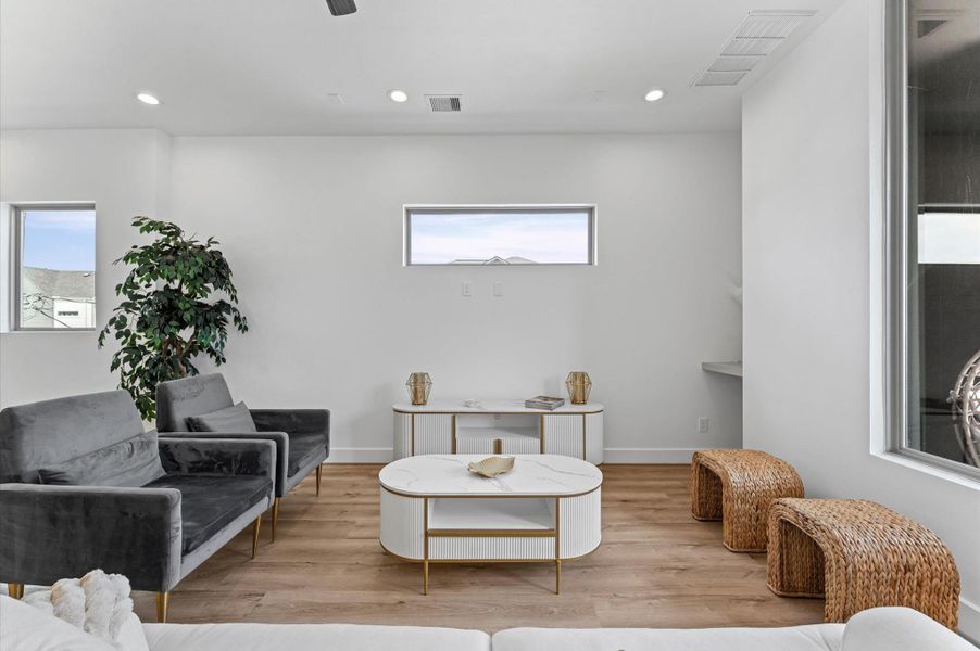 Furnished interior view inside a new home in , Houston (Image 12).