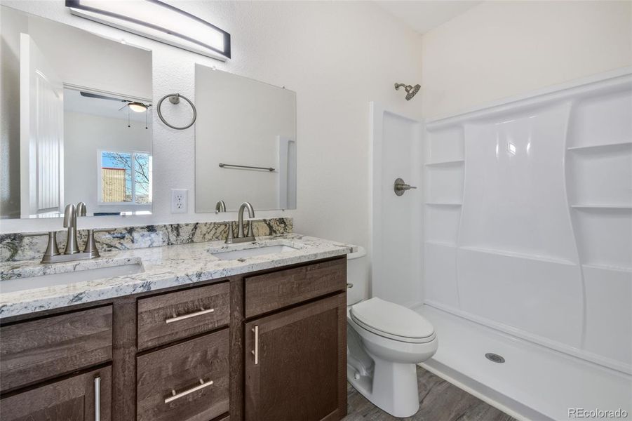 Furnished interior view inside a new home in , Colorado Springs (Image 15).