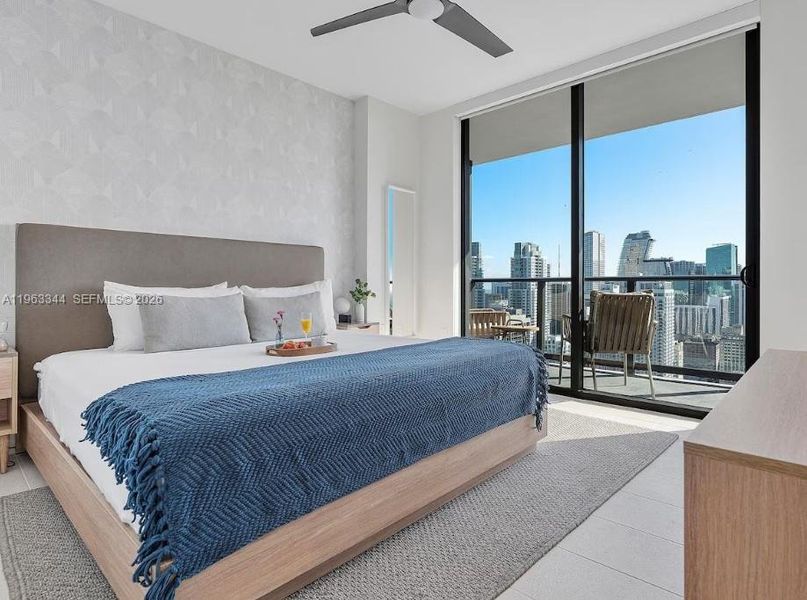 Furnished interior view inside a new home in , Miami (Image 5). Furnished interior view inside a new home in , Miami (Image 5).