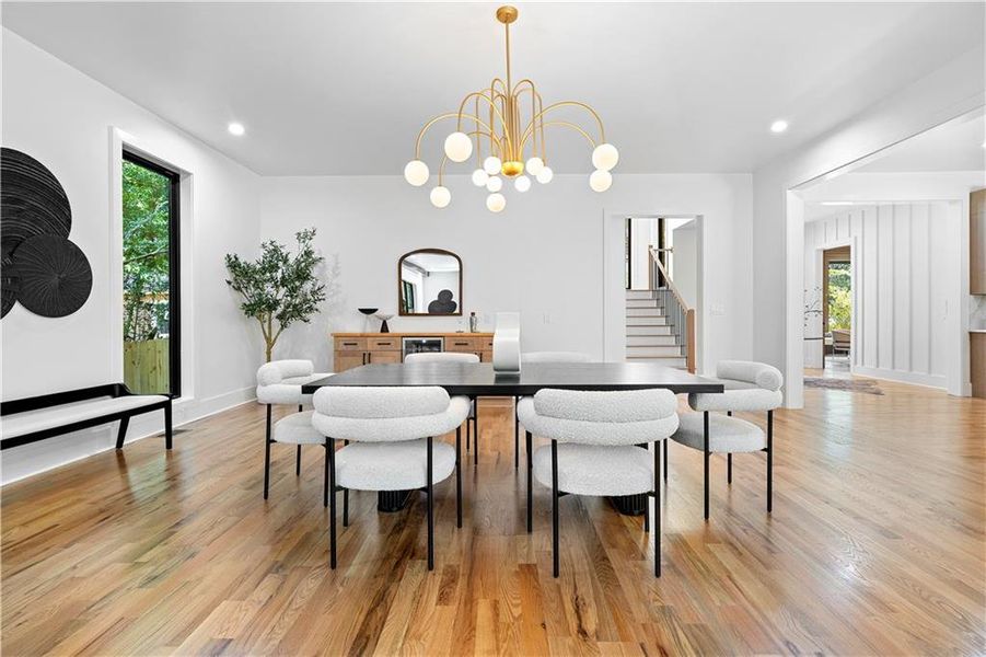 Furnished interior view inside a new home in , Atlanta (Image 19).